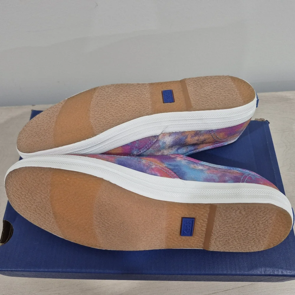 Keds Champion Canvas Sneakers Size 7 BNWT | Tie Dye Casual Shoes - Picture 5 of 5